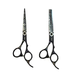 قیچی آرایشگاهی تایگر مدل SPIDER به همراه قیچی پیتاژ