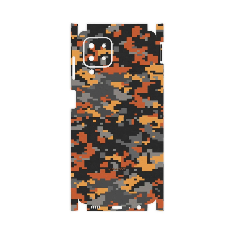برچسب پوششی ماهوت مدل Army-Autumn-pixel-FullSkin مناسب برای گوشی موبایل سامسونگ Galaxy M22