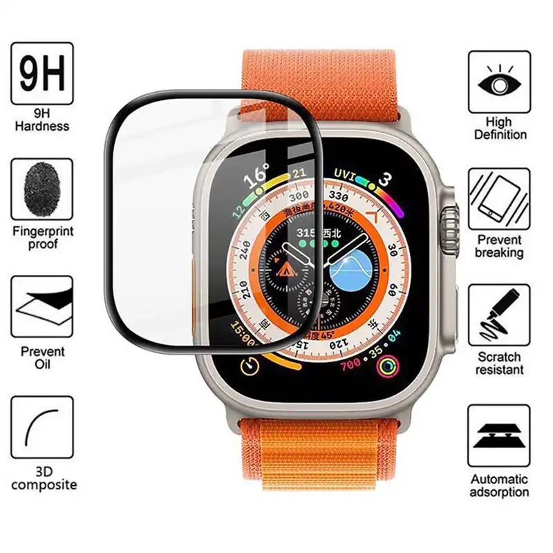 محافظ صفحه نمایش کروکودیل مدل C-PWM مناسب برای اپل واچ Apple Watch Ultra بسته 2 عددی