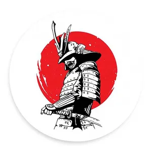   دیوارکوب طرح نقاشی ژاپنی سامورائی مدل wtb844