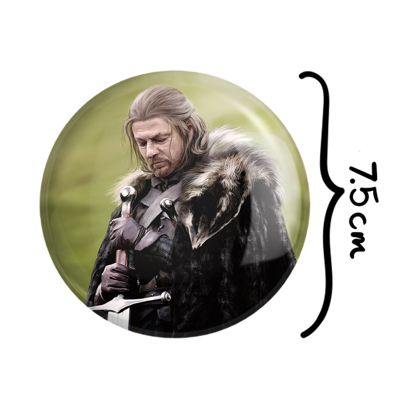 آینه جیبی خندالو طرح ند استارک گیم اف ترونز Game of Thrones مدل تاشو کد 2664