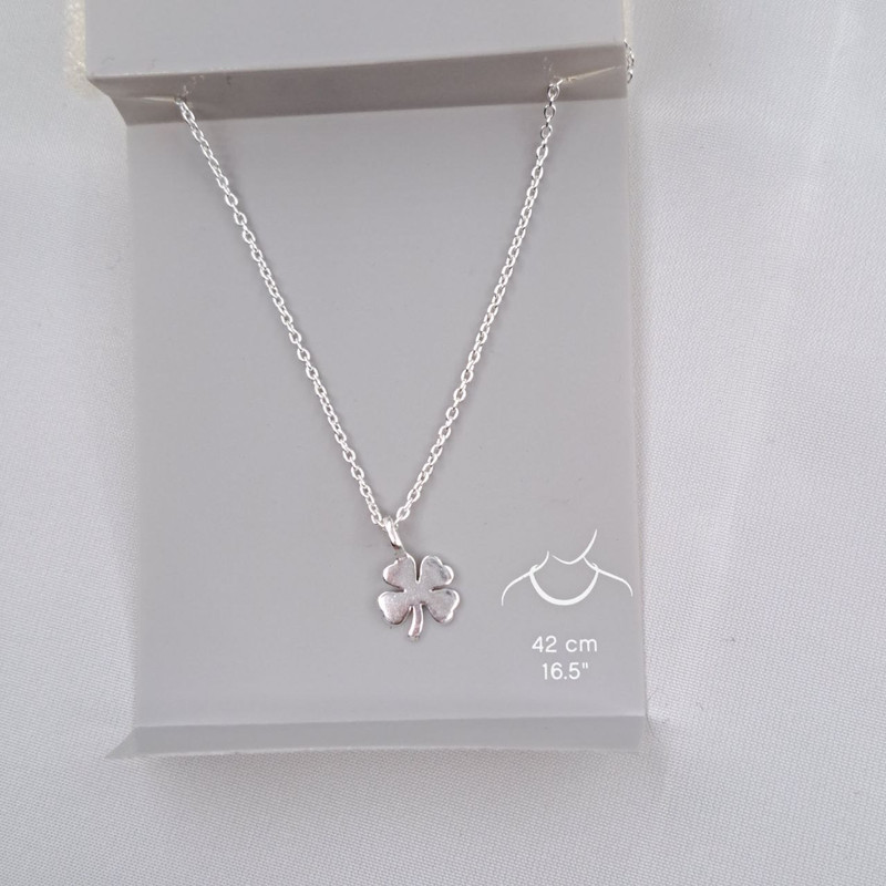 گردنبند نقره زنانه مدل شبدر گردنبند نقره زنانه مدل شبدر