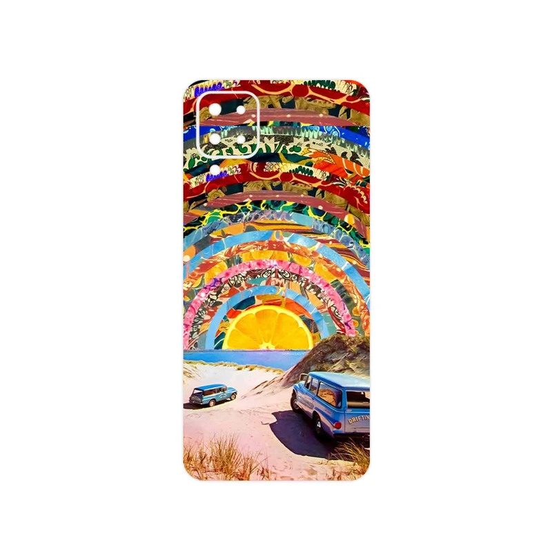 برچسب پوششی ماهوت مدل Collage of Orange Sky مناسب برای گوشی موبایل سامسونگ Galaxy M12