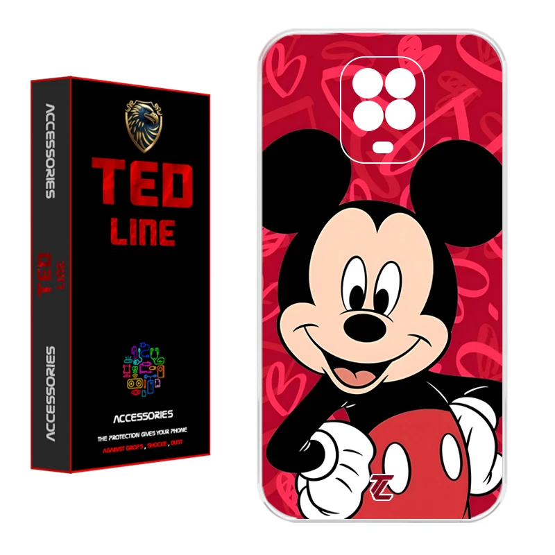 کاور تدلاین طرح میکی موس کد 1148 مناسب برای گوشی موبایل شیائومی Redmi Note 9S / Note 9 Pro