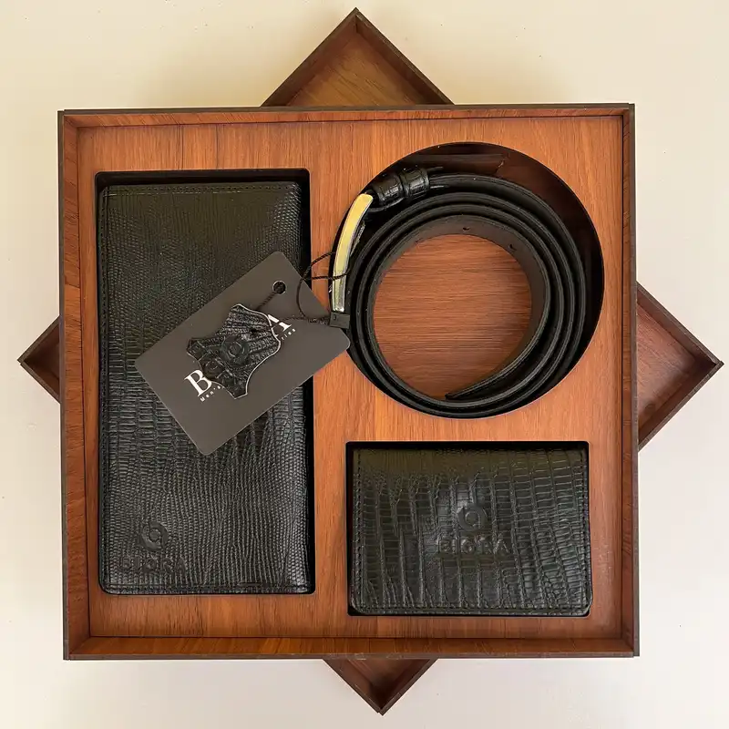 ست هدیه مردانه بیورا مدل لیزارد acc31