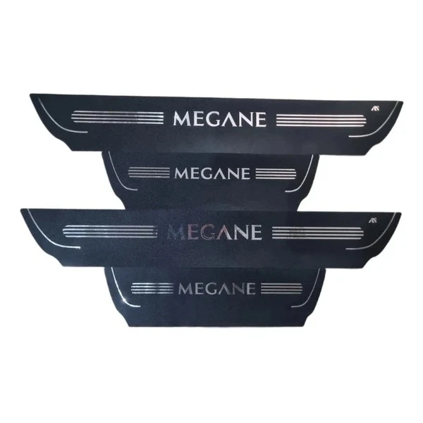 برچسب پارکابی خودرو استیک کد M340 مناسب برای مگان مجموعه 4 عددی