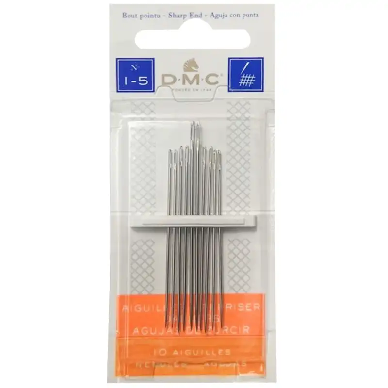 سوزن گلدوزی دمسه مدل D1/5 مجموعه 10 عددی