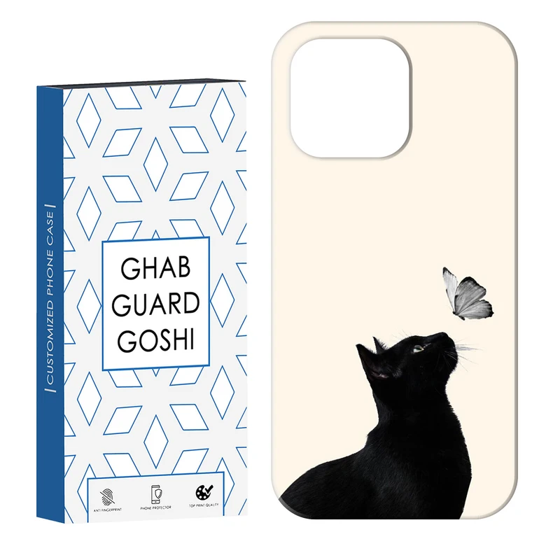 کاور قاب گارد گوشی طرح گربه کد Dimo-316 مناسب برای گوشی موبایل اپل IPHONE 16 PRO   