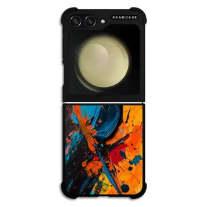 AKAM AMC-WSGZFLIP5-WATER COLOR-21 Cover For Samsung Galaxy Z Flip 5