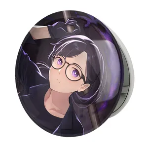 آینه جیبی خندالو طرح هیزورو انیمه سامرتایم رندرینگ مدل تاشو کد 24224 