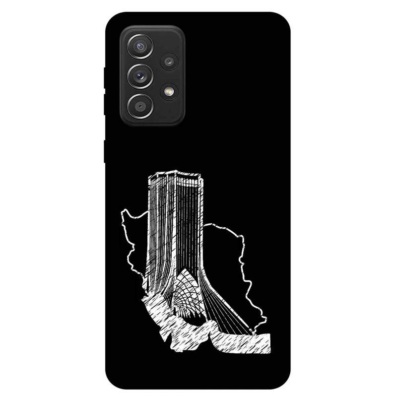 کاور مگافون طرح برج آزادی مدل 1628 مناسب برای گوشی موبایل سامسونگ Galaxy A52 4G / 5G / A52S 5G