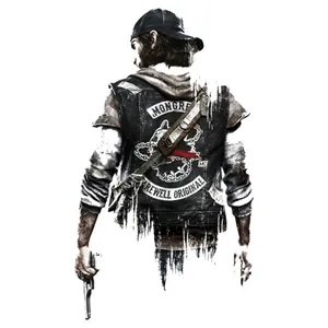 استیکر پارچه و لباس پاد آفرین مدل The last of us کد 042