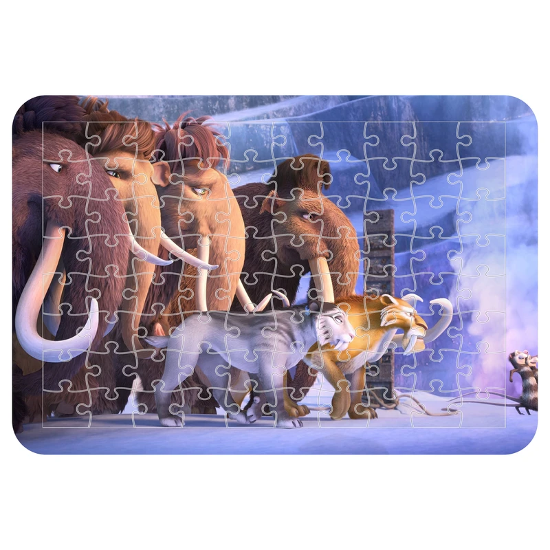 پازل 54 تکه اطلس آبی طرح کارتون عصر یخبندان  مدل P1916