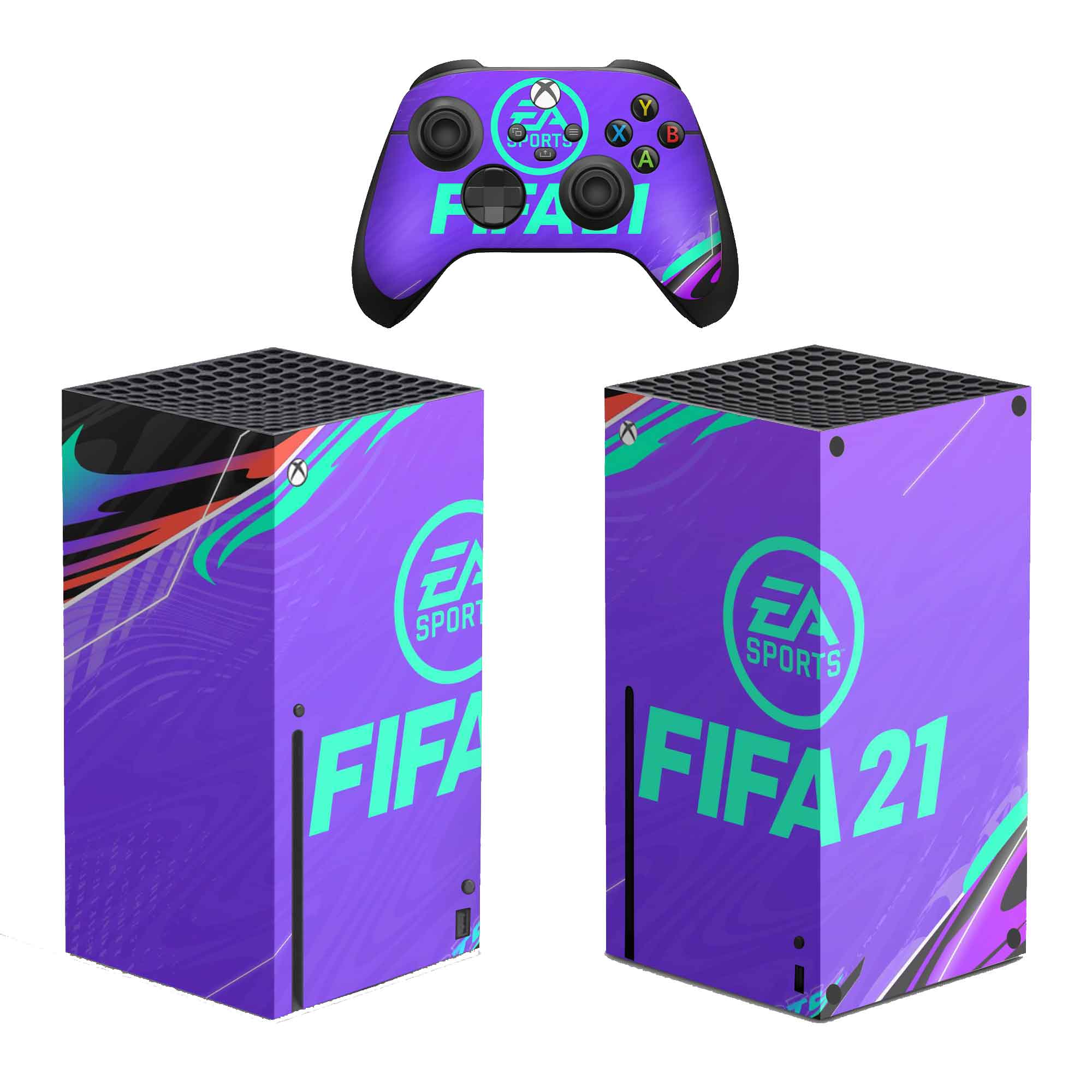 برچسب کنسول ایکس باکس سری ایکس مدل FIFA 21 مجموعه سه عددی