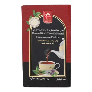 چای سیاه با طعم هل و زعفران چای دبش - 100 گرم 