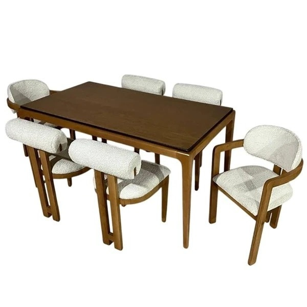 میز و صندلی ناهارخوری شش نفره گالری والریان مدل H1