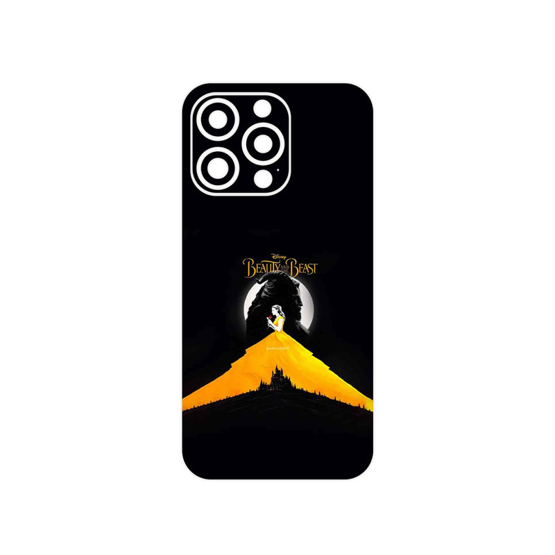 برچسب پوششی ماهوت مدل Beauty and the Beast مناسب برای گوشی موبایل اپل iphone 13 Pro