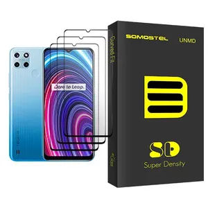 Somastel SD Glass MIX003 Screen Protector For Realme C25Y Pack Of 3