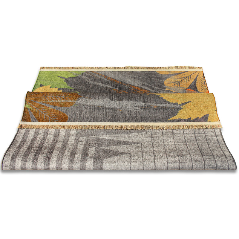  فرش ماشینی دو رو نیروانا مدل Leaves