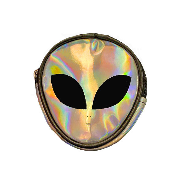 کیف پول زنانه مدل کهکشانی هولوگرام