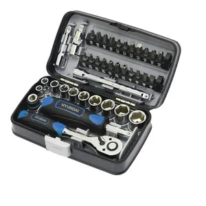 سری بکس و پیچ گوشتی هیوندای مدل 9138 مجموعه 38 عددی