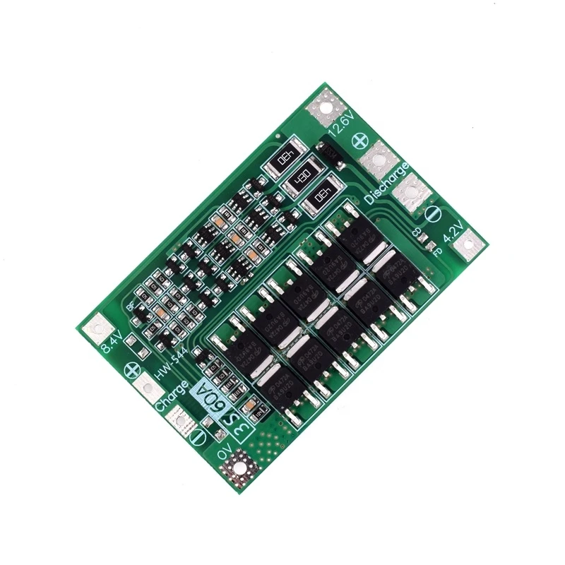 ماژول محافظ شارژ و دشارژ باتری لیتیومی مدل 3S-60A کد Balaned-10mos