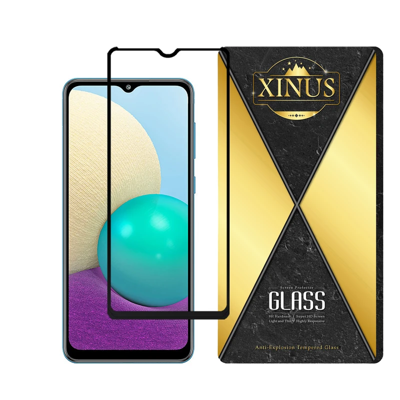 محافظ صفحه نمایش ژینوس مدل  FULPLUSX مناسب برای گوشی موبایل سامسونگ  Galaxy A02
