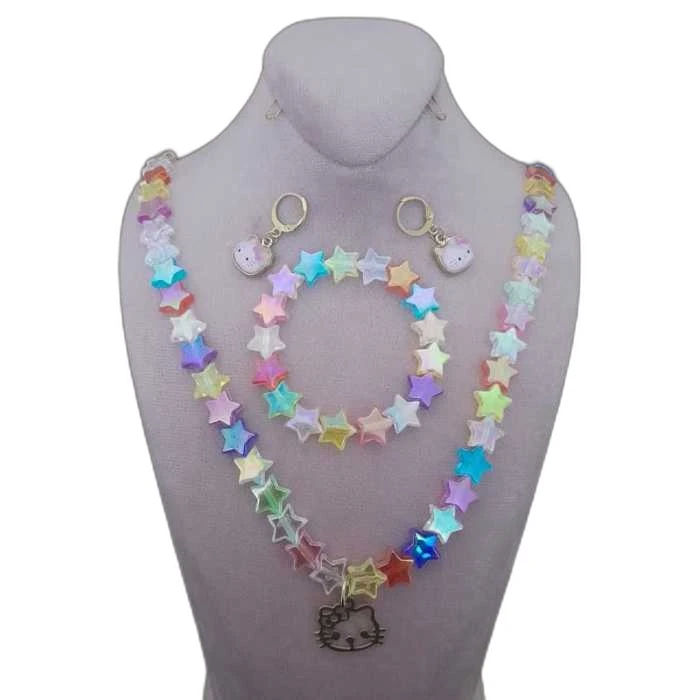 نیم ست دخترانه مدل کیتی استار کد 0447