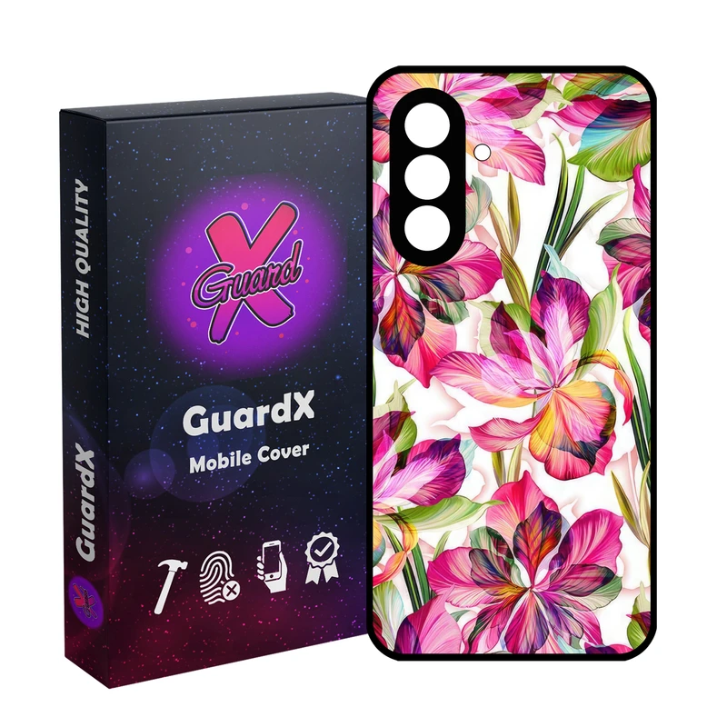 کاور گارد ایکس طرح گل مدل 10677 مناسب برای گوشی موبایل سامسونگ Galaxy S25 FE
