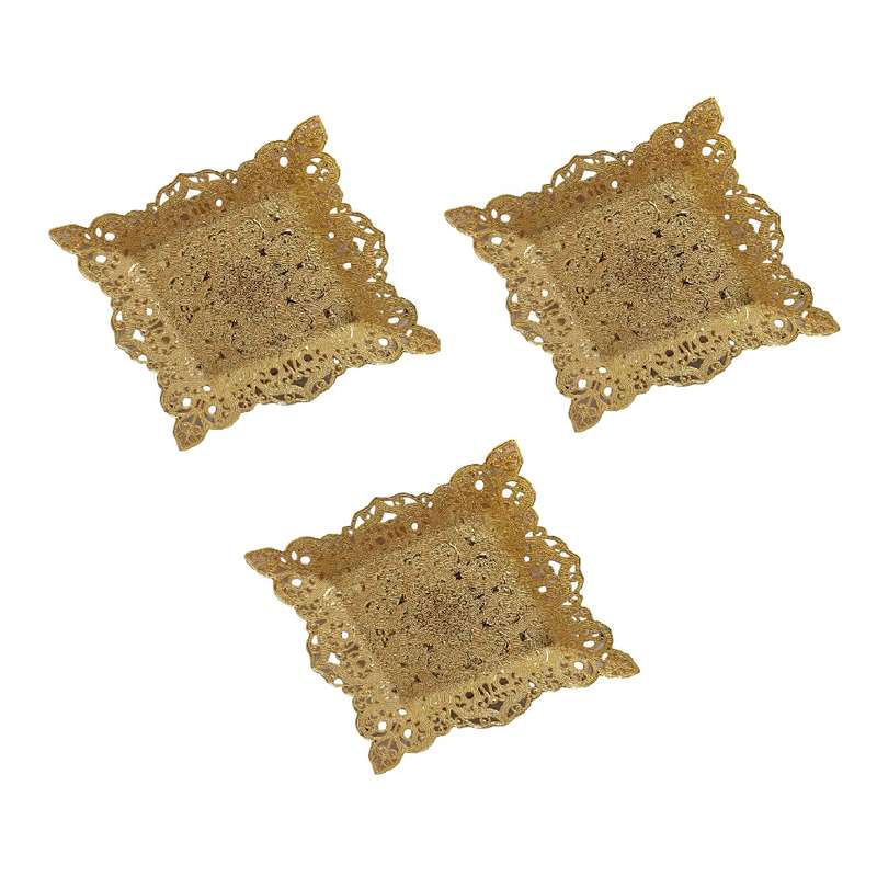 شیرینی خوری طرح پروانه مجموعه 3 عددی 