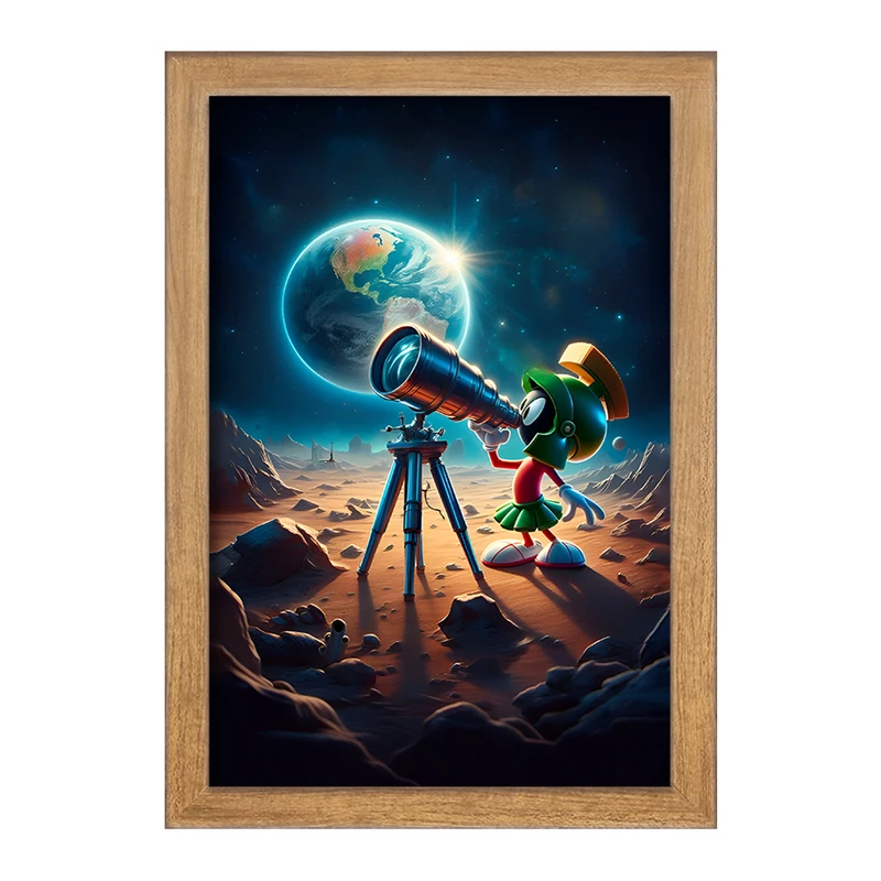 تابلو خندالو مدل ماروین مریخی (Marvin the Martian) کد F11750