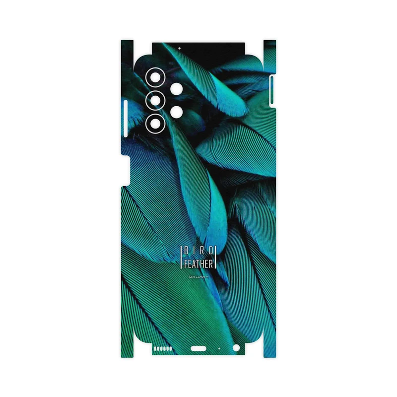برچسب پوششی ماهوت مدل Green Feather-FullSkin مناسب برای گوشی موبایل سامسونگ Galaxy A13
