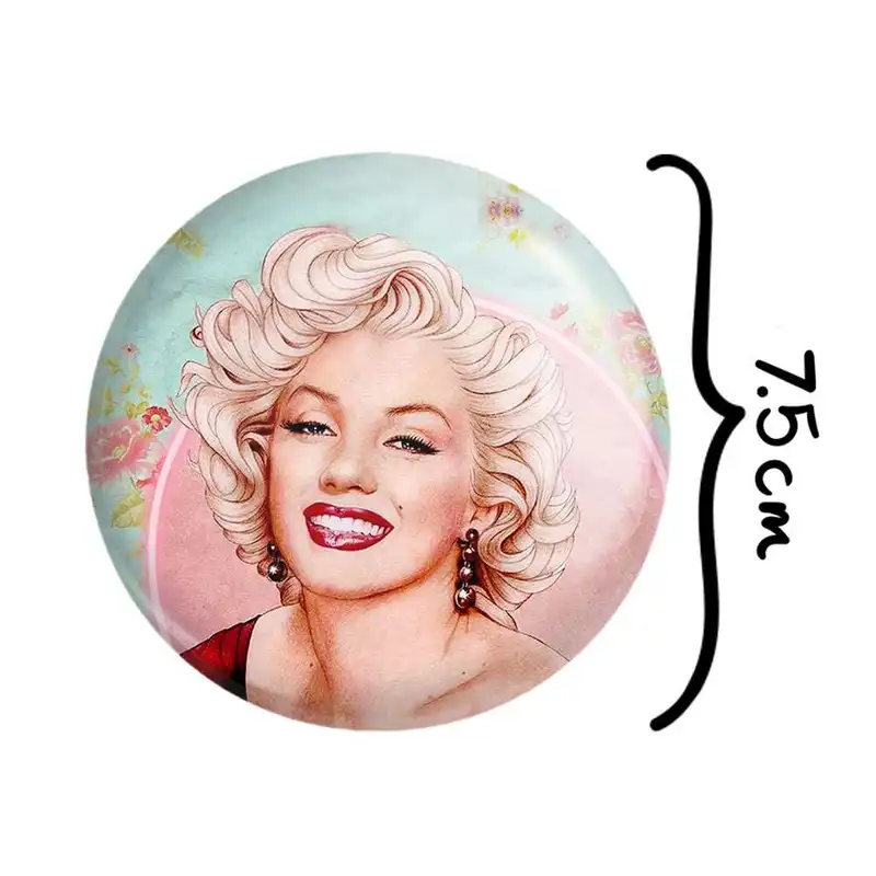 آینه جیبی خندالو طرح مرلین مونرو کد 3980