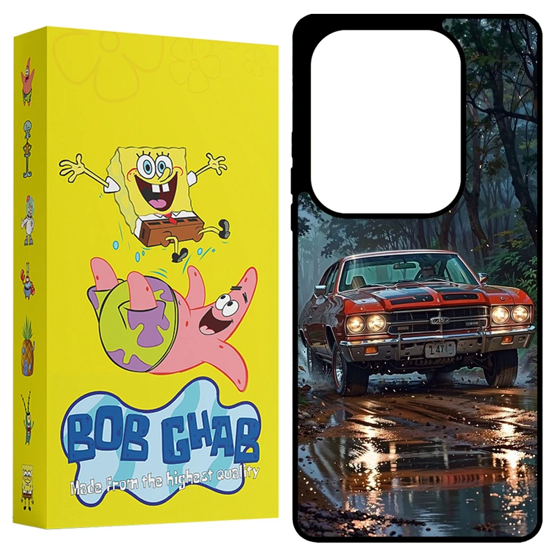 کاور باب قاب طرح ماشین مدل BCPN13P مناسب برای گوشی موبایل شیائومی Redmi Note 13 Pro 4G / Poco M6 Pro 4G