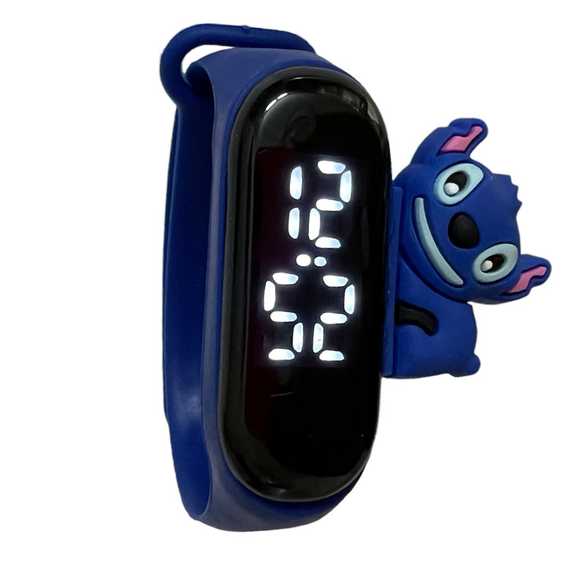 ساعت مچی دیجیتال بچگانه مدل ضد آب سیلیکونی  طرح استیج کیوت BL کد BB