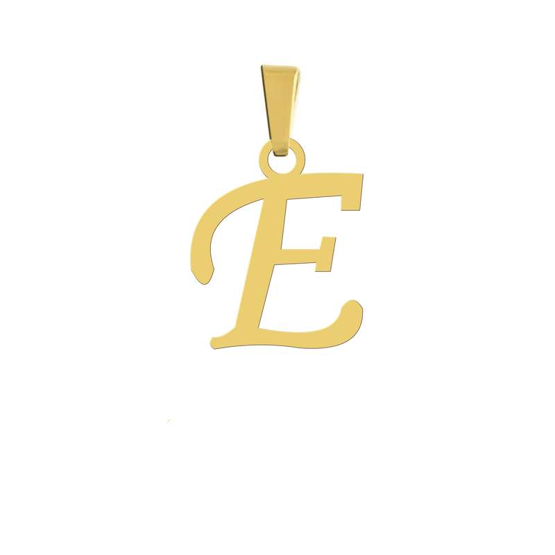 آویز گردنبند هایکا مدل حرف E کد a h 11