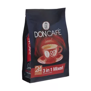 پودر مخلوط قهوه فوری سه در یک دن کافه - 20 گرم بسته 24 عددی