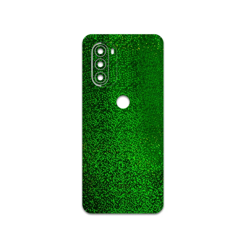 برچسب پوششی ماهوت مدل Green-Holographic مناسب برای گوشی موبایل موتورولا Moto G51 5G