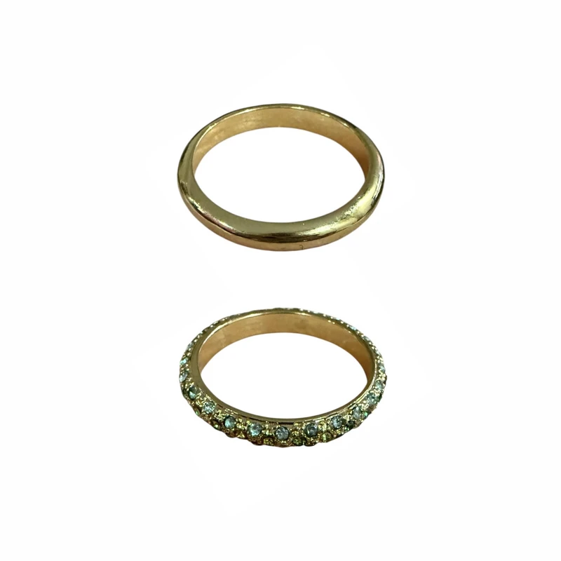 انگشتر زنانه مدل 3456 بسته ۲ عددی