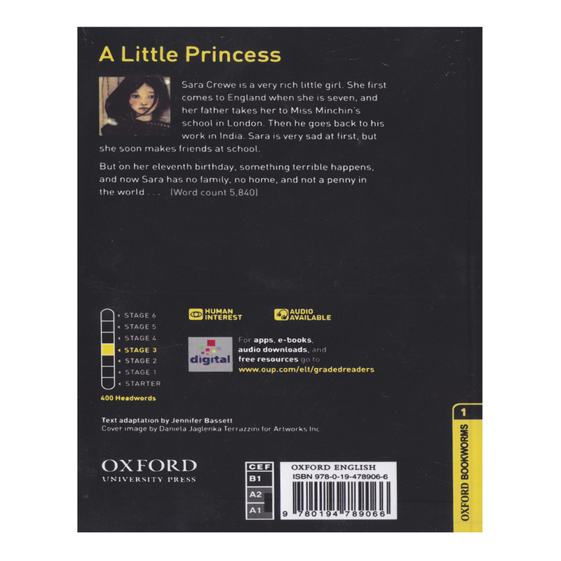 کتاب A Little Princess اثر Frances Hodgson Burnett انتشارات الوندپویان