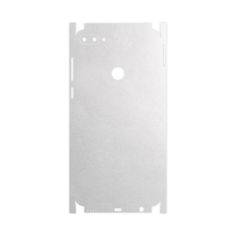 برچسب پوششی ماهوت مدل Metallic-White-FullSkin مناسب برای گوشی موبایل اچ تی سی Desire 12 Plus