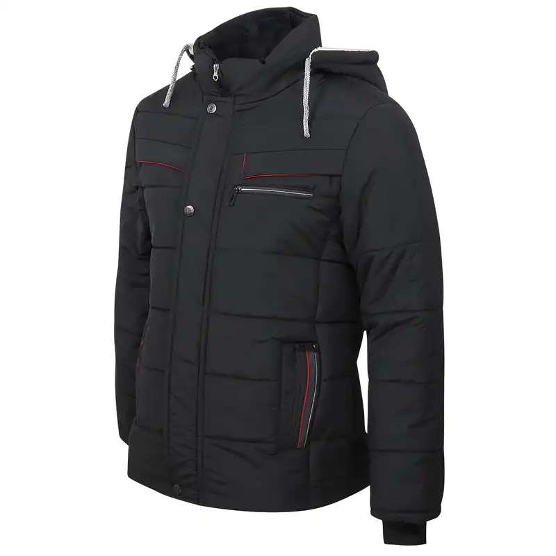 کاپشن مردانه مدل  هاما کد Da-Km-Mo-S 2002 رنگ سرمه ای تیره