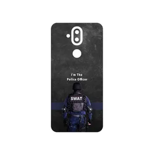 MAHOOT Police Officer Cover Sticker for Nokia 8.1