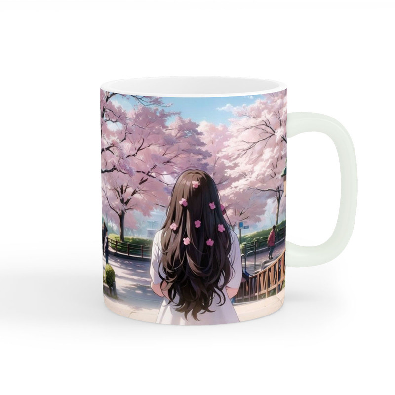 ماگ طرح دخترانه جذاب کد wall-8392