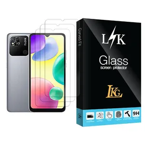 LKG LK Glass MIX003 Screen Protector For Xiaomi Redmi 10A Pack Of 3