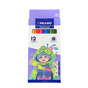 مداد رنگی 12 رنگ پیکاسو مدل  D-12 کد 405