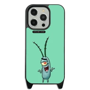 AKAM AMC-WLA15PRO-SPONGE BOB10 Cover For Apple iPhone 15 Pro