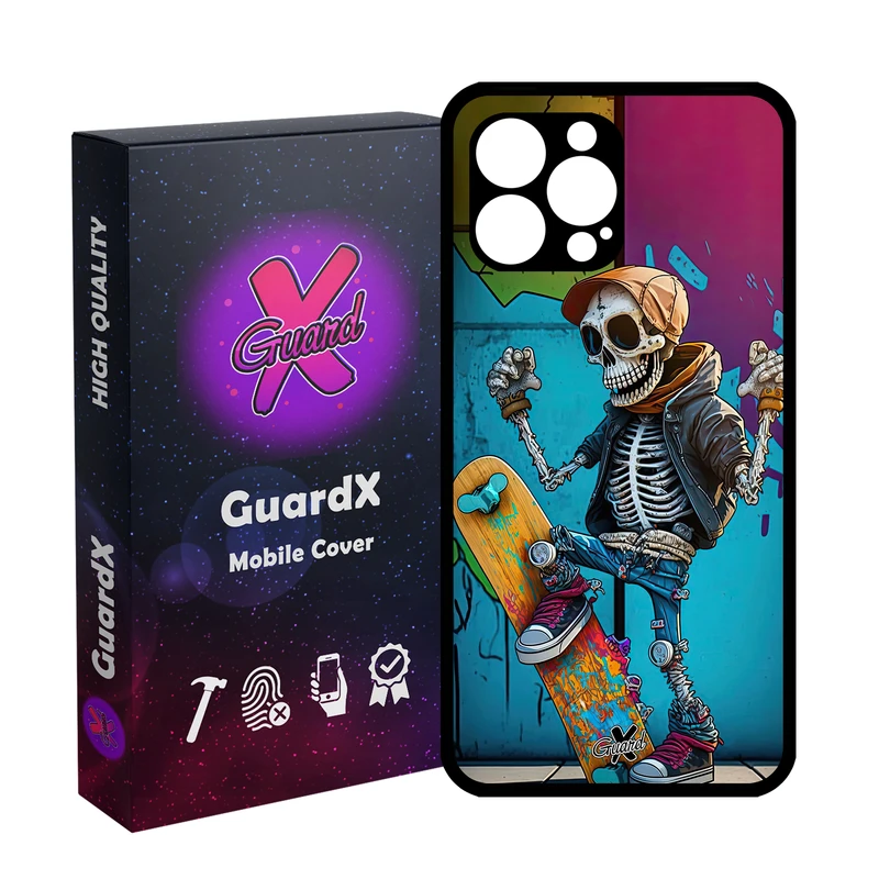 کاور گارد ایکس طرح اسکلت مدل Glass10603 مناسب برای گوشی موبایل اپل iPhone 12 Pro
