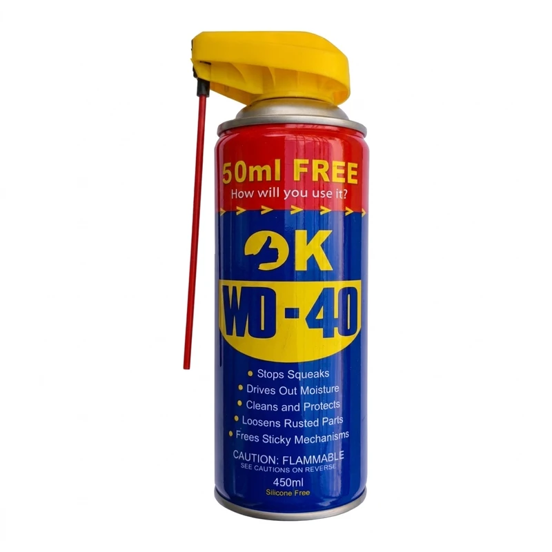 اسپری روان‌کننده و تمیزکننده اوکی مدل WD-40 حجم 450 میلی لیتر