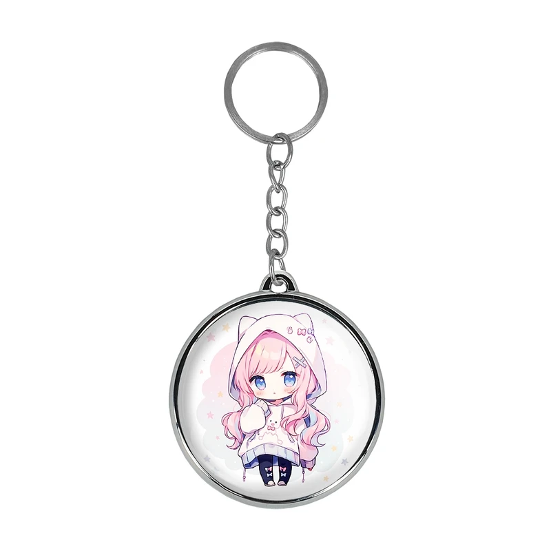 جاکلیدی خندالو طرح دخترانه (Girlish) مدل دوطرفه کد 3689736898